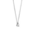 0.15 karaat solitaire hanger met rondgeslepen diamant in witgoud