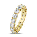3.40 karaat diamanten alliance in geel goud