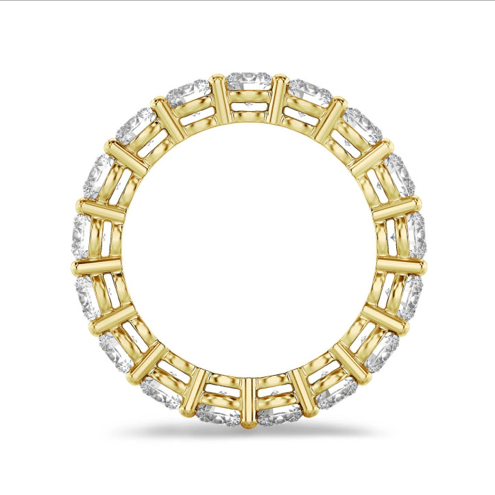 3.40 karaat diamanten alliance in geel goud