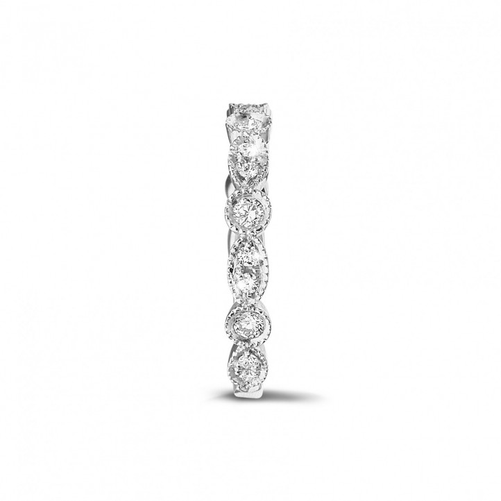 0.30 karaat diamanten combinatie alliance in wit goud met marquise-design