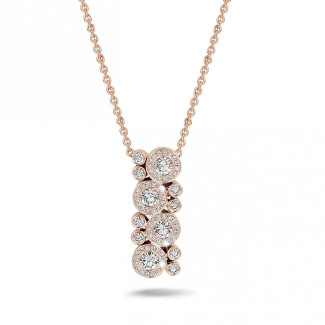 Search all - 1.20 karaat diamanten halsketting in rood goud