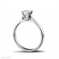 0.30 karaat diamanten solitaire ring in wit goud