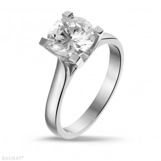Classics - 2.00 karaat diamanten solitaire ring in wit goud