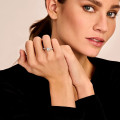0.kırmızı altın, prenses pırlanta ve yan pırlantalı 50 karat tektaş yüzük