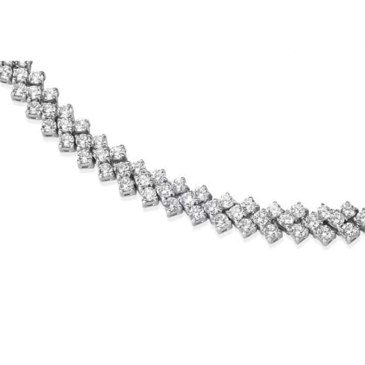 19.50 Ct beyaz altından balık kuyruğu tasarımlı kolye