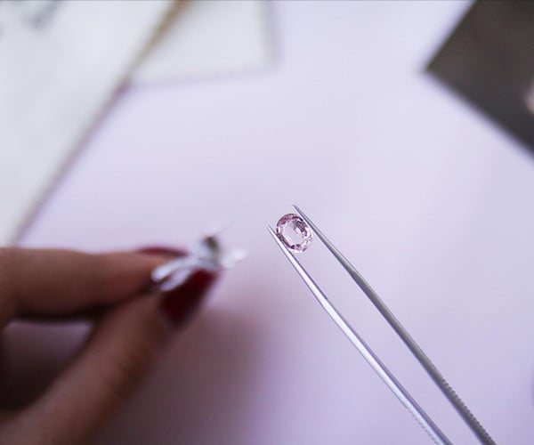 making a diamond ring